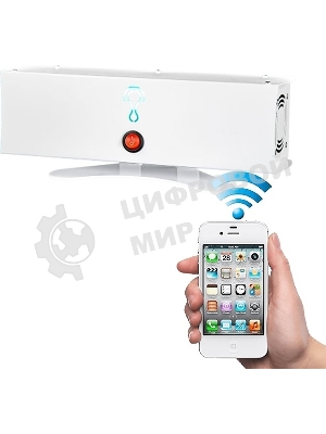 Бактерицидный рециркулятор Поток С100 Wi-Fi белый/черный, 15 м², 35 м³/ч, 1 безозоновая УФ-лампа, сменный фильтр M5, управление со смартфона, уровень шума до 35 дБ