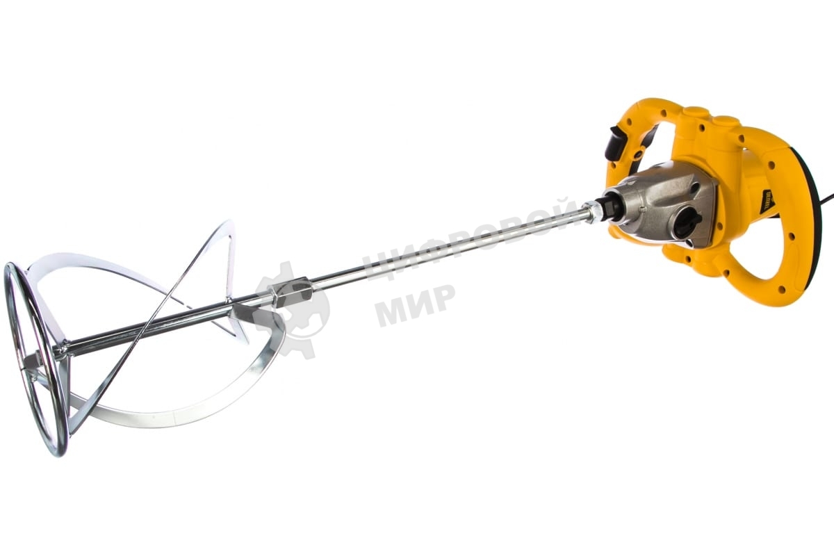 Миксер строительный Denzel EM-1-1600 1600 Вт 180-460/300-750 об/мин 27904