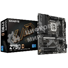 Материнская плата Gigabyte Z790 D, LGA 1700, Intel Z790, 4xDDR5, 4xSATA, 3xM.2, 1xPCI-E 3.0 x1, 1xPCI-E 4.0 x4, 1xPCI-E 5.0 x16, 1xHDMI, 1xDP, 1x 2.5Gb LAN, 4xUSB-A 2.0, 4xUSB-A 3.2 Gen 1, 1xUSB 3.2 Gen 2, 7.1, ATX