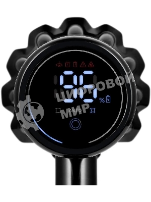 Пылесос вертикальный Kitfort КТ-5284 черный, питание от аккумулятора, 130 Вт, пылесборник 0,6 л