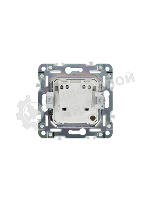 Розетка SKANDY 10А без заземл. без защ. шторок SK-R02Bl черный IEK SK-R10-10-K02
