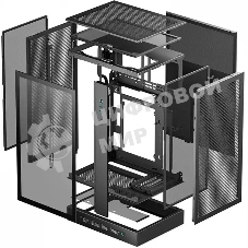 Компьютерный корпус MiniTower Deepcool CH270 черный (Mini-ITX, без БП, 2*Type A+USB Type-C) (R-CH270-BKNDM0-G-1)
