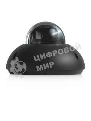 Купольная камера 4K PoE Ubiquiti UniFi Protect Camera G6 Dome Black с ночным видением, интеллектуальным распознаванием и прочным антивандальным корпусом.