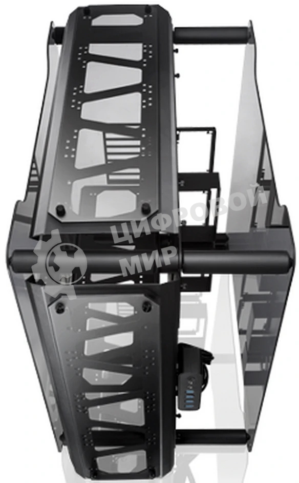 Корпус без блока питания Raijintek ENYO, Full-Tower, TG, no fans, 4xUSB-A 3.0, SSI-EEB, E-ATX, ATX, mATX, mITX Black