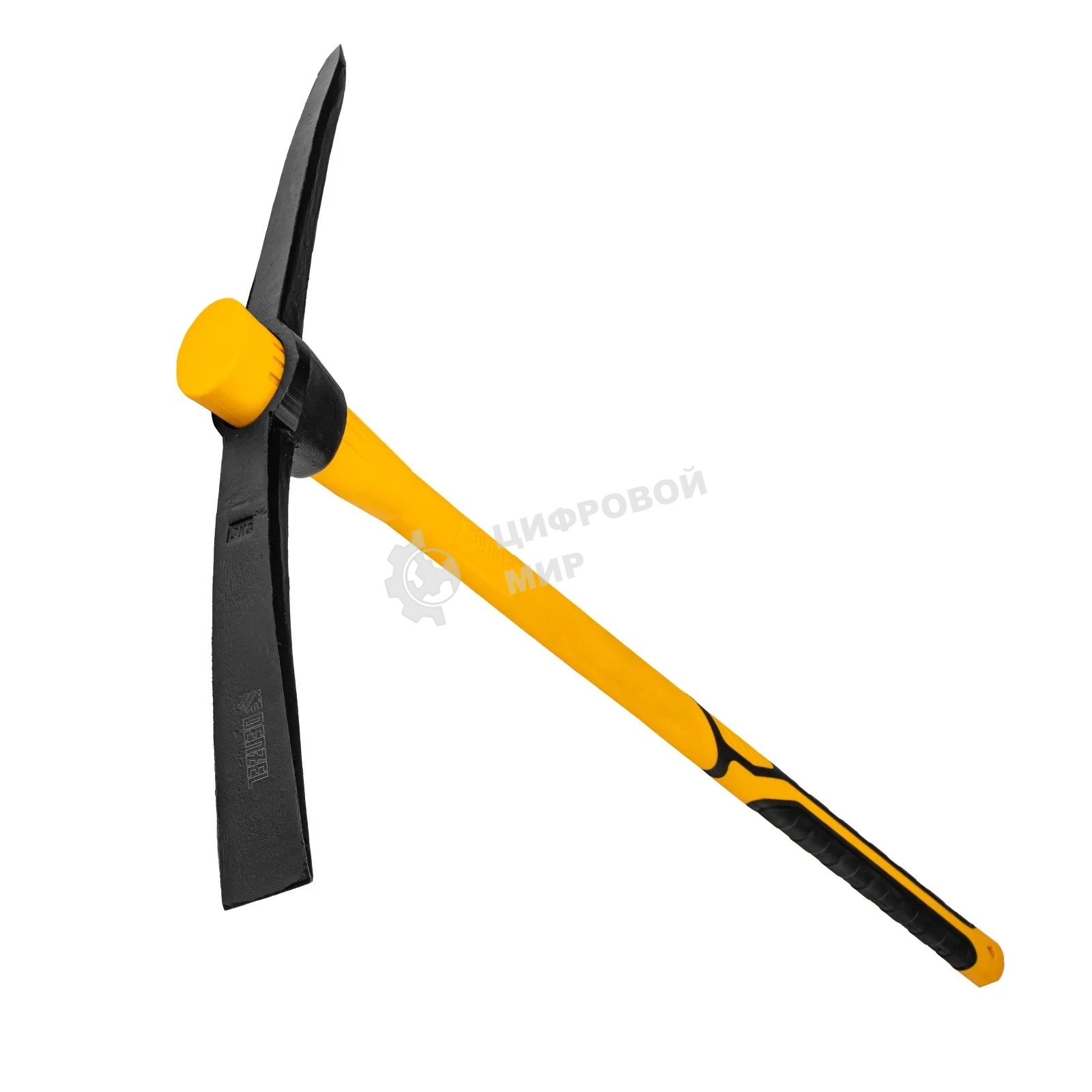 Кирка Denzel 3000 г, фиберглассовая обрезиненная рукоятка 900 мм