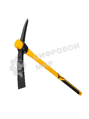 Кирка Denzel 3000 г, фиберглассовая обрезиненная рукоятка 900 мм