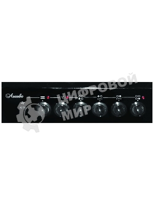 Плита электрическая Лысьва EF4004MK00 черный, конфорок 4 электрических, духовка 57 л, 50 см x 84 см x 60 см (без крышки)