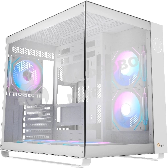 Компьютерный корпус Ocypus Iota C70 WH ARGb ATX/win/белый/6 ARGb fans/no PSU/Tempered Glass