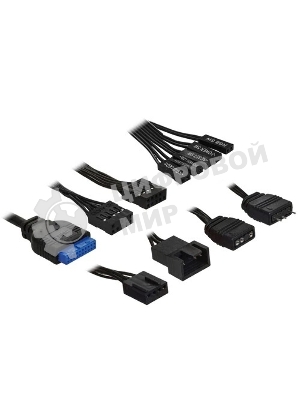 Корпус PCCooler ME200 MESH BK, Midi-Tower, чёрный, 3 x 120 мм