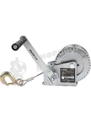 Лебедка ручная барабанная PATRIOT WH 540B, усилие - 540 кг, трос- 8 м