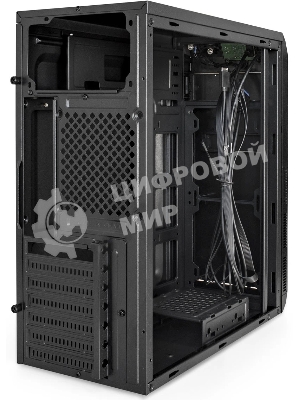 Компьютерный корпус Miditower ExeGate XP-334UC-UNS500 (ATX, БП UNS500 с вент. 12см, 1хUSB/1хUSB 3.0/1хTypeC, аудио, черный)