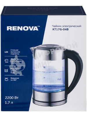 Чайник электрический Renova KT17G-04B