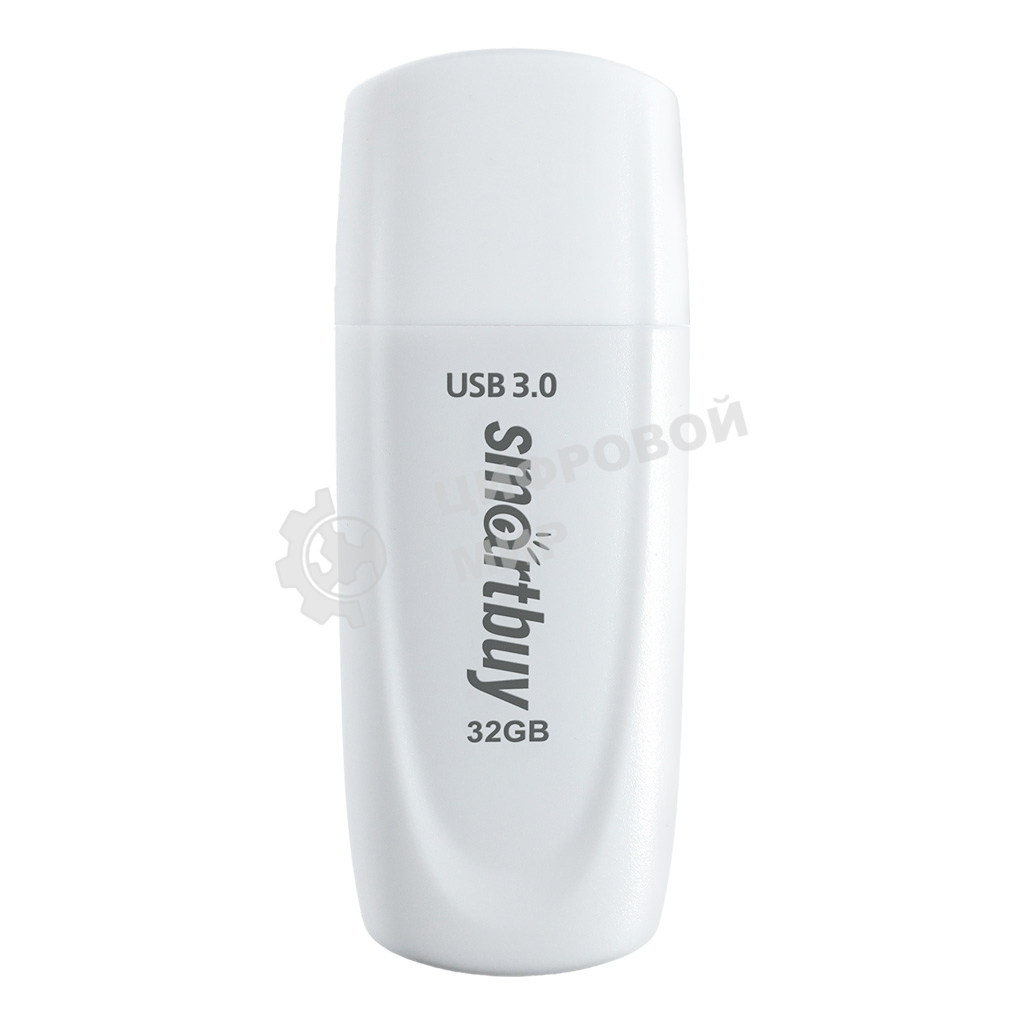 Флешка USB Smartbuy Scout white (SB032Gb3SCW), 32Gb, USB 3.0/3.1, R/W 110/40, белый