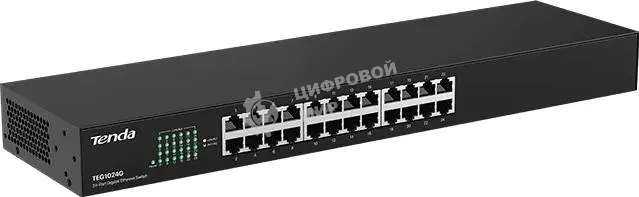 Коммутатор Tenda TEG1024G 24-Port 10/100/1000 Gigabit Switch