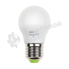 Лампа светодиодная JazzWay PLED-ECO-G45 5Вт шар 3000К теплый белый E27 400лм 220-240В