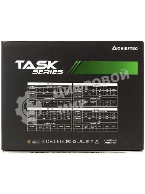Блок питания Chieftec Task TPS-700S, 700Вт, 80 PLUS Bronze, 120мм, черный