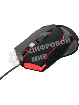 Мышь проводная GMNG 703GM черный, 3200 dpi, USB, кнопки - 6