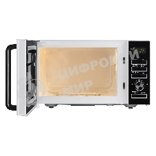 Микроволновая печь BBK 25MWS-970T/WB белый, 25 л, 900 Вт, переключатели - кнопки, поворотный механизм