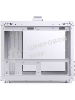 Компьютерный корпус без блока питания JONSBO C6 MAX Handle, Mini-Tower, TG, no fan, 1xUSB-A 3.0 + 1xUSB-C 3.1, mATX, mITX белый