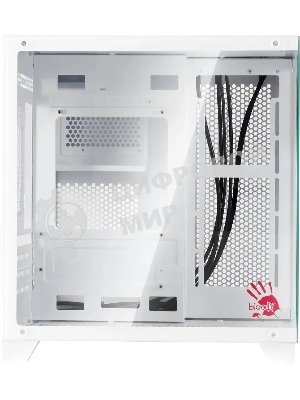 Компьютерный корпус Bloody BD-CC105 белый без БП mATX 5x120мм 1xUSB 2.0 1xUSB 3.0 audio bott PSU