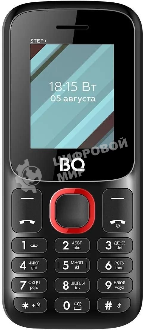 Мобильный телефон BQ 1848 Step+ черный/красный