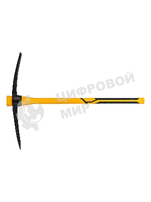 Кирка Denzel 3000 г, фиберглассовая обрезиненная рукоятка 900 мм