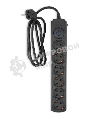 Сетевой фильтр Ippon BK-6-EU-1.8-16-B 1.8 м, 6 розеток, черный, коробка
