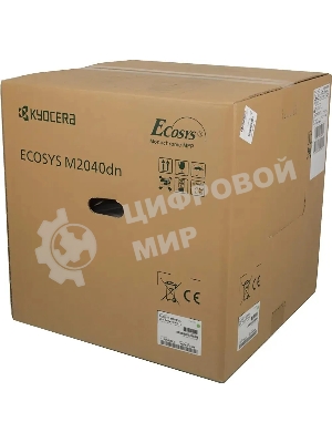 МФУ лазерное Kyocera Ecosys M2040dn (Азия) (1102S33AX0), A4, ч/б, печ. до 40 стр/мин., скан. до 40 стр/мин. (ч/б) 23 стр/мин. (цвет), 1200 x 1200 dpi (печать) 600x600dpi (скан.), USB, RJ-45 (старт.картр. TK-1178)