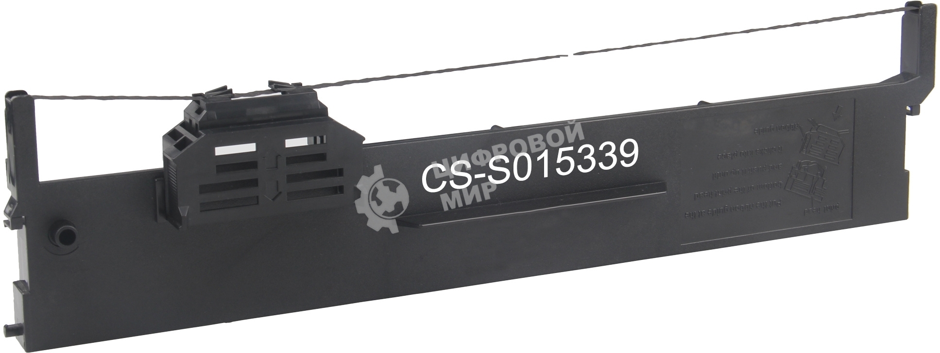 Картридж матричный Cactus CS-S015339 черный (6.35x30, 3 000 000 символов) для Epson PLQ-20/20M/20K/20KM/30K/LQ-90KP