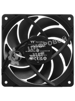 Вентилятор для корпуса Thermaltake TOUGHFAN 12 Pro черный, 120 мм, 2000 об/мин, 22.6 дБ, 4 pin