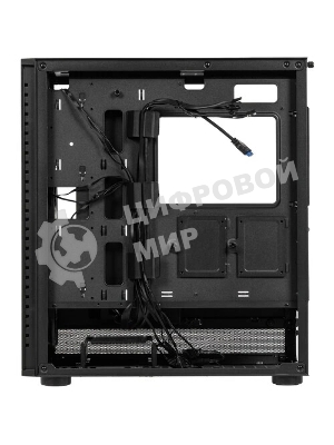 Корпус PCCooler ME200 MESH BK, Midi-Tower, чёрный, 3 x 120 мм