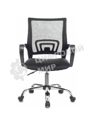 Кресло Бюрократ CH-695NLTSL черный, сетка/ткань, 120 кг, механизм качания