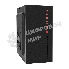 Компьютерный корпус Minitower ExeGate BAA-403-AAA400 (mATX, БП AAA400 с вент. 8см, 2*USB, HD Audio, черный)