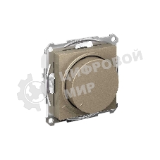 Светорегулятор (диммер) SE AtlasDesign Шампань, повор-нажим, LED, RC, 400 Вт, мех.