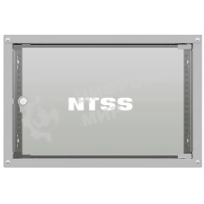 Шкаф коммутационный NTSS LIME (NTSS-WL6U5535GS) настенный 6U 550x350 мм пер. дв. стекл несъемн. бок. пан. 30 кг серый 8.3 кг 110 град. IP20
