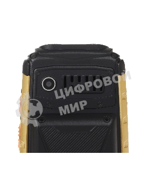 Мобильный телефон BQ 2430 Tank Power черный/золотистый