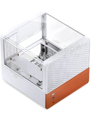 Корпус Jonsbo V12, Micro-Tower, белый, 2 x 120 мм