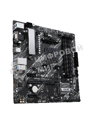 Материнская плата ASUS PRIME A520M-A II/CSM, AM4, AMD A520, 4xDDR4, 4xSATA, 1xM.2, 1xPCIe 3.0 x16, 2xPCIe x1, DisplayPort, HDMI, D-Sub, 1x 1Gb LAN, 6xUSB, 3x3.5 мм, 7.1, microATX