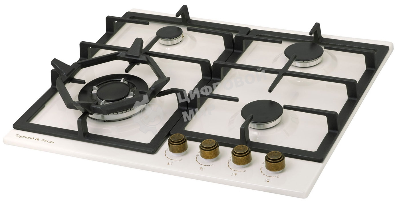 Газовая варочная панель Zigmund & Shtain G 16.6 X независимая, бежевый