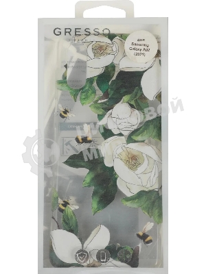 Чехол (клип-кейс) Gresso Air, для Samsung Galaxy A02, прозрачный/рисунок gr17aaae9159