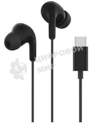 Проводные наушники Xiaomi Type-C Earphones черный, внутриканальные, USB Type-C