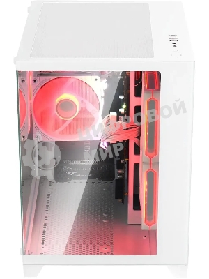 Компьютерный корпус Bloody BD-CC105 белый без БП mATX 5x120мм 1xUSB 2.0 1xUSB 3.0 audio bott PSU