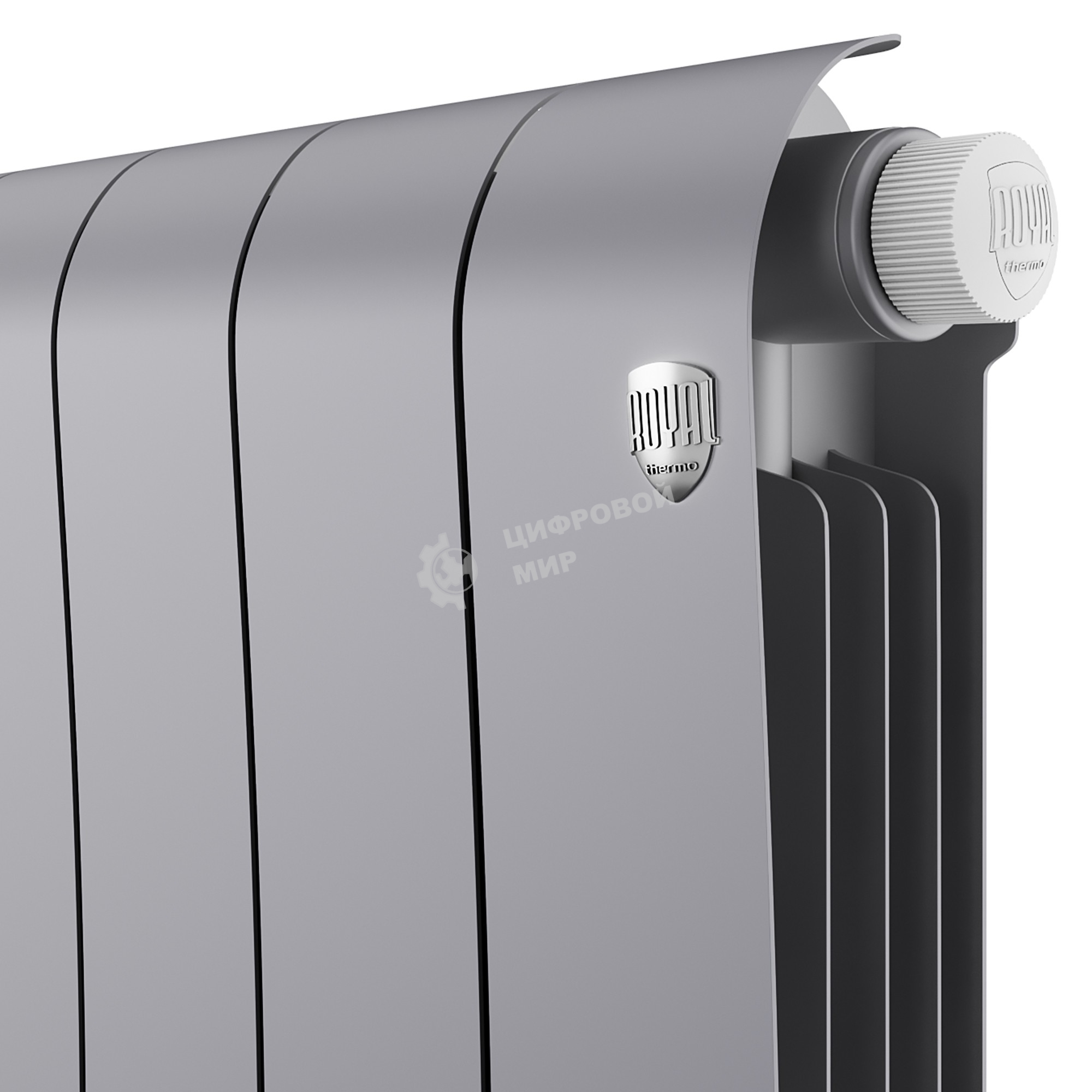 Радиатор Royal Thermo Infinity 500 Silver Satin VR80 - 6 секц.