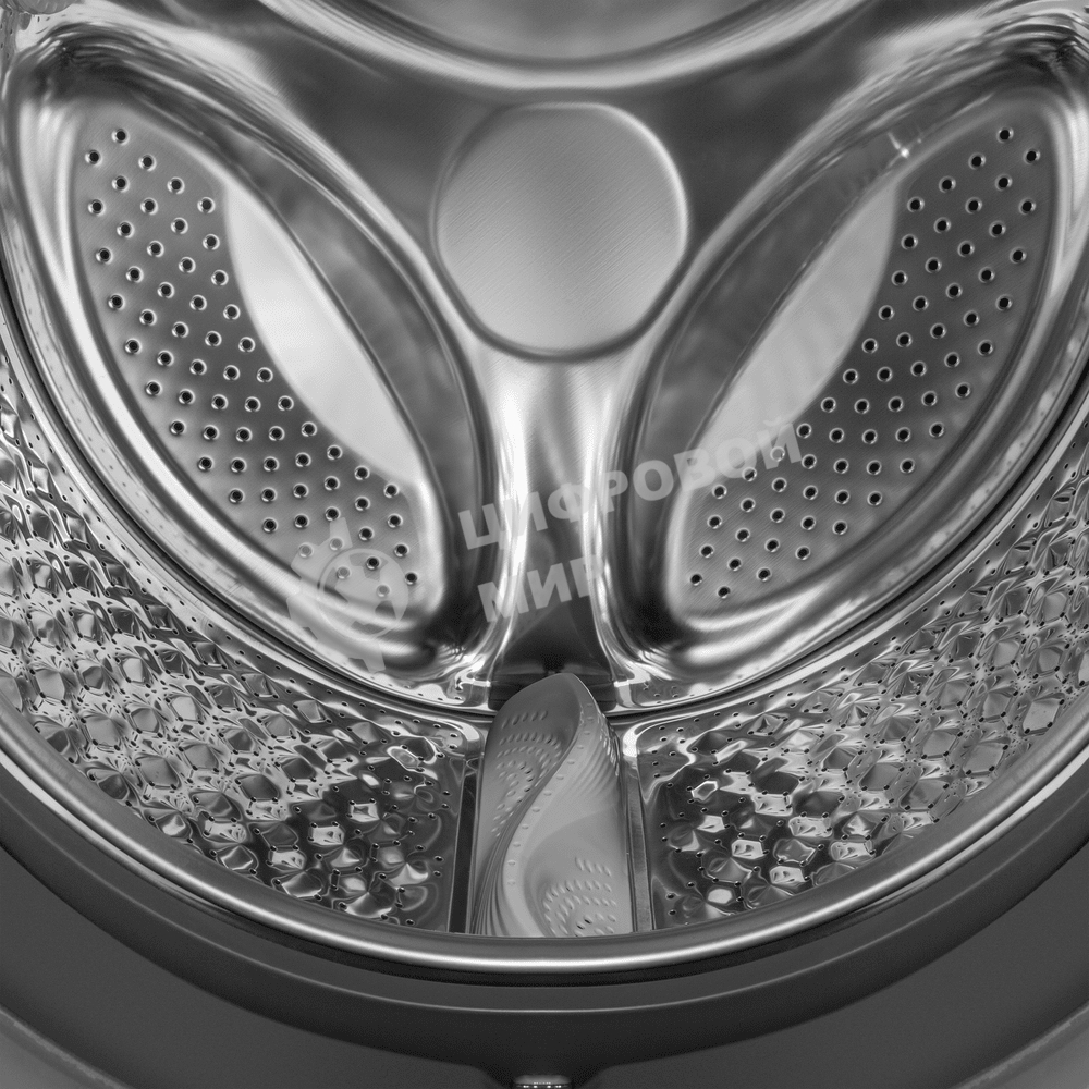 Стиральная машина Maunfeld MFWM148STSL02 серебристая, загрузка фронтальная 8кг, 1400 об/мин., класс: A+++