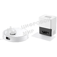 Робот-пылесос Roborock Q8 Max Pro Plus белый, 5200 мАч Li-Ion, уборка сухая/влажная, пылесборник контейнер 0,5 л