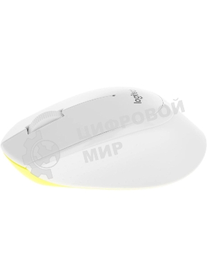 Мышь беспроводная Logitech M330 SILENT PLUS белый, 1000 dpi, радиоканал, USB, кнопки - 3
