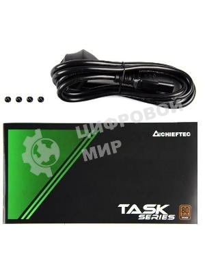 Блок питания Chieftec Task TPS-700S, 700Вт, 80 PLUS Bronze, 120мм, черный