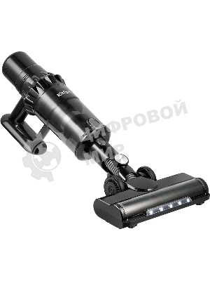 Пылесос вертикальный Kitfort КТ-5284 черный, питание от аккумулятора, 130 Вт, пылесборник 0,6 л