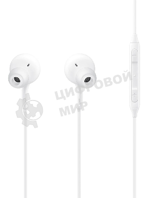 Проводные наушники Samsung EO-IC100 белый, внутриканальные, USB Type-C, встроенный микрофон