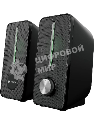 Акустическая система Оклик OK-120U 2.0 черный 6Вт